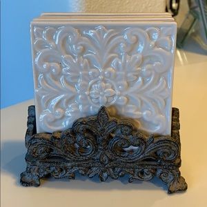Porcelain coasters
